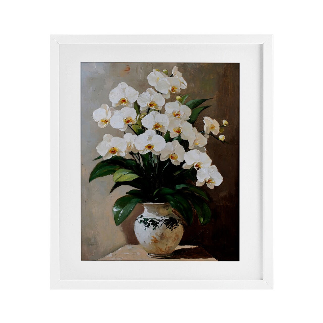 Stupell Industries Regal Orchid Arrangement Framed Print Under Glass, design by Franklyn Gregory